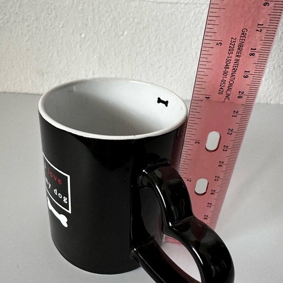 Black Dog Lover Mug “I Love My Dog” - Picture 4 of 4